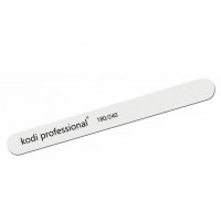 Пилка для ногтей Kodi Professional 180/240 тонкая серая овал